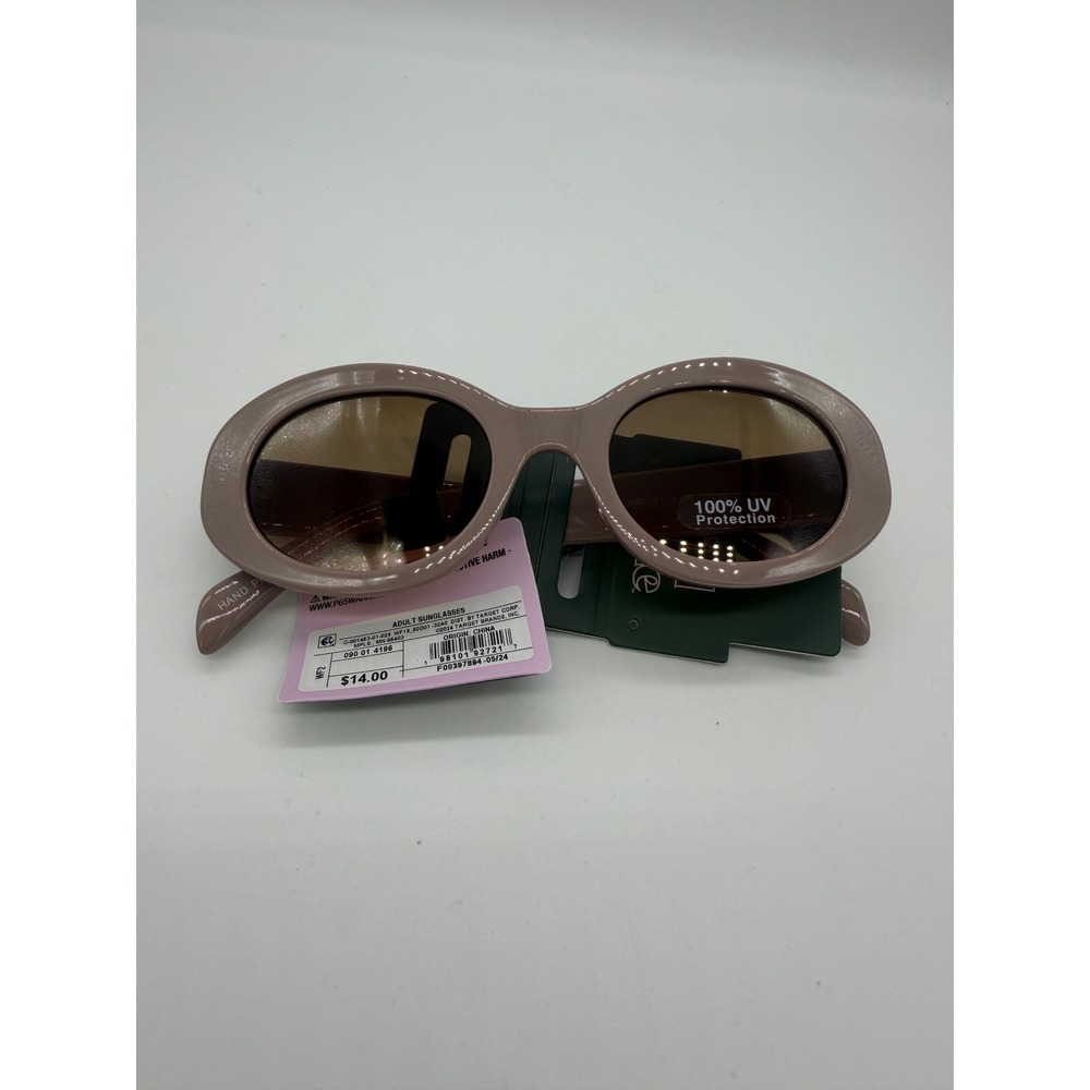 Wild Fable Women Oval Sunglasses Mauve Pink Brown Lens 090 01 4196 New